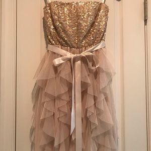 Strapless party dress